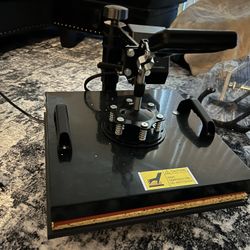 Heat Press Machine, Includes Shirts, & Materials 