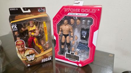 Wwe figures Stone cold and hulk hogan price for both