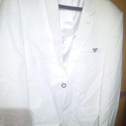 F12plus White Blazer 