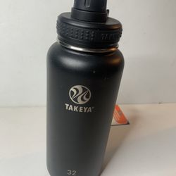 Takeya 32oz Bottle W/ Sport Spout Lid Black