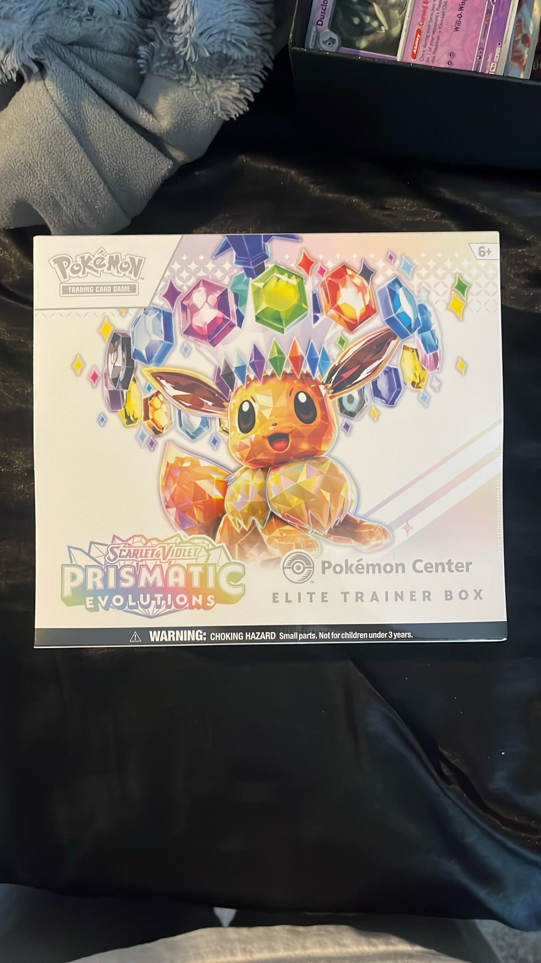 Prismatic evolutions ETB pokemon center