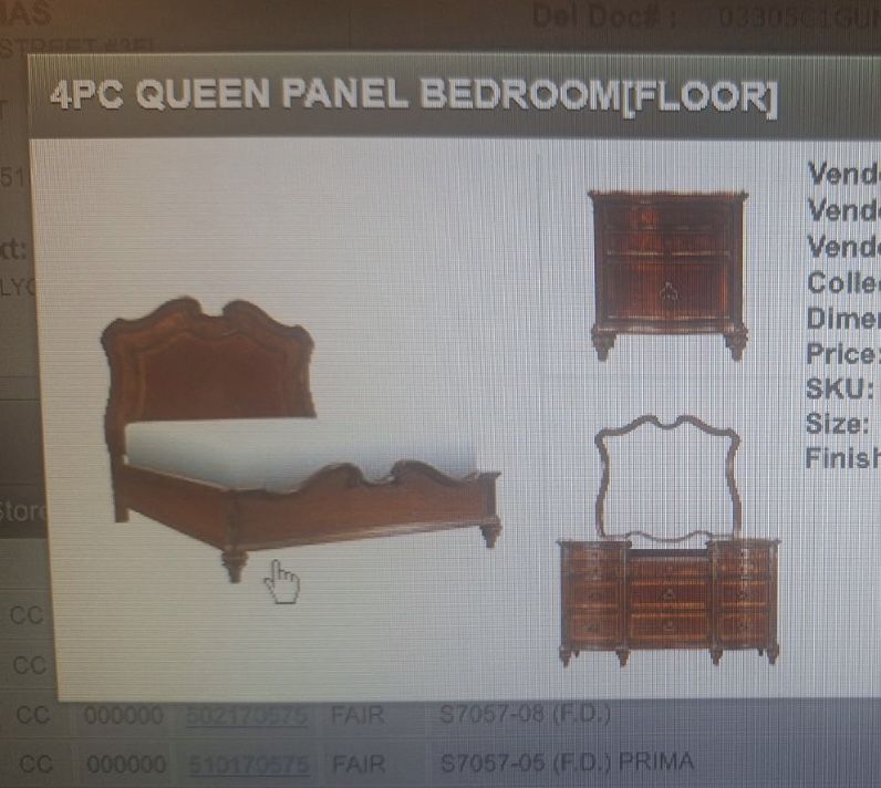 FOR SALE- Queen Bedroom Set ( Real Italian Wood)