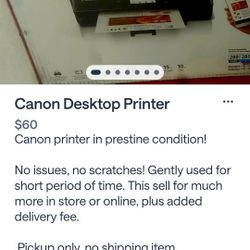 Canon Dezktop Printer