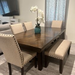 Wooden Dinning Table Set