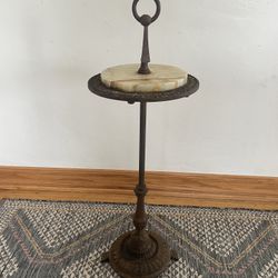 Antique Cast Iron Stand (smoking Stand) 