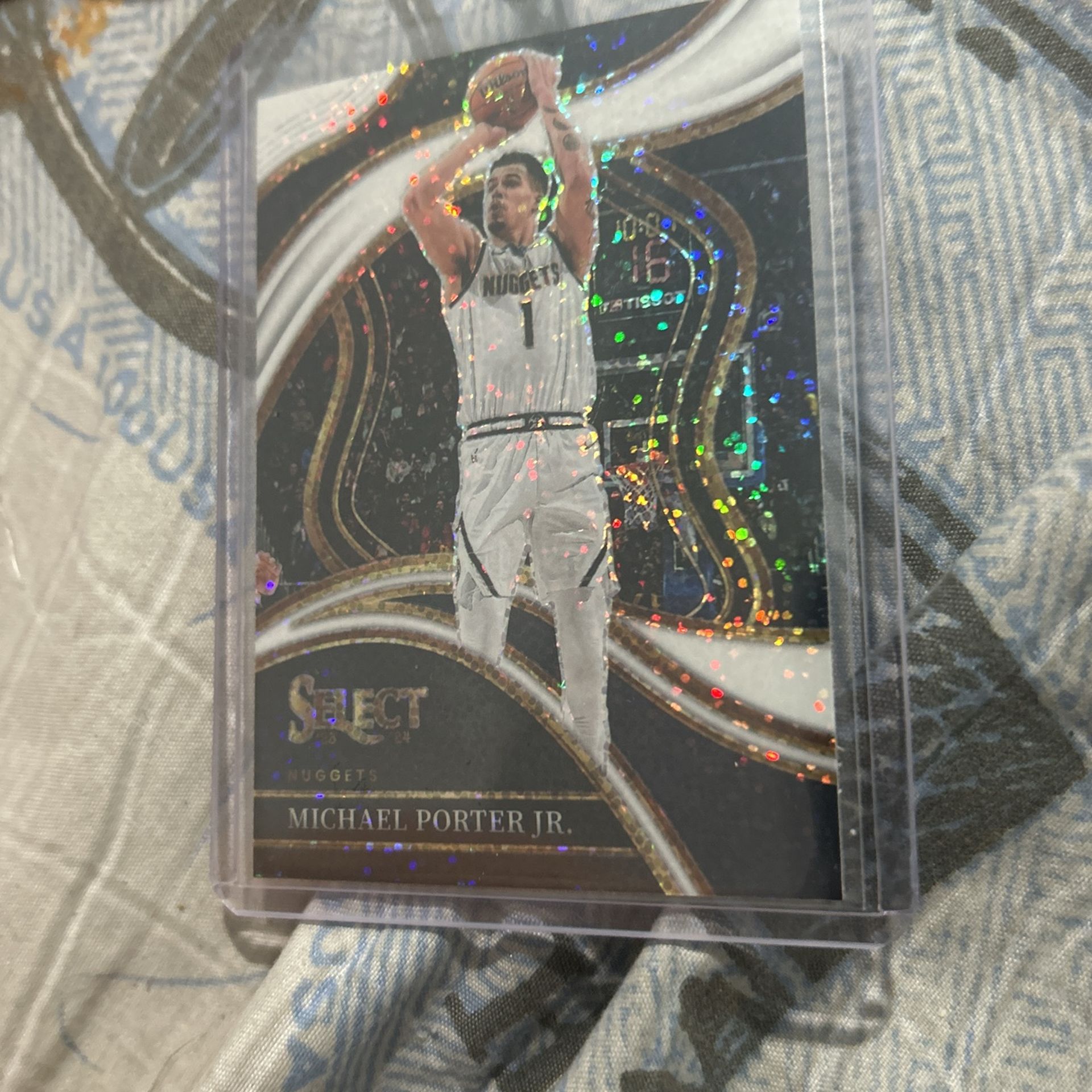 2023 Select Courtside White Sparkle Card