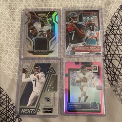 Malik Willis Rookie Lot Of 4