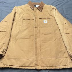 Men’s Vintage Carhartt Duck Winter Coat - Size 54
