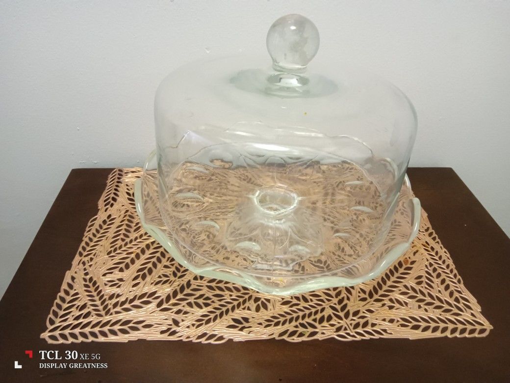 Crystal Cake Tray
