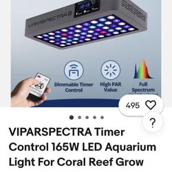 VIPARSPECTRA 165W LED Aquarium Light For Coral Reef Grow Fish Tank