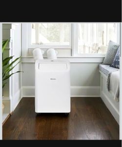 Hisense 8,000 BTU Portable Air Conditioner with Dual Hose & Inverter, 350 Sq Ft, Wi-Fi, ConnectLife App Google and Alexa, 3 operating modes, Noise 42
