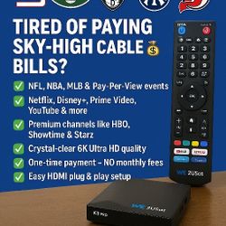 💡 Tired of expensive cable bills? The WE2USat K3 Pro Streaming Device is the solution