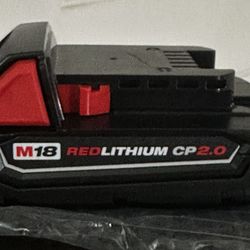 Battery Milwaukee red lithium M18 CP2.0