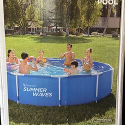 Summer Waves 12-ft Active Frame Pool