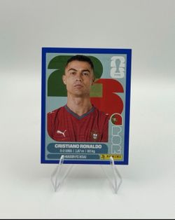 2026 Panini FIFA World Cup Sticker Cristiano Ronaldo Blue Border #POR 15 - Portugal