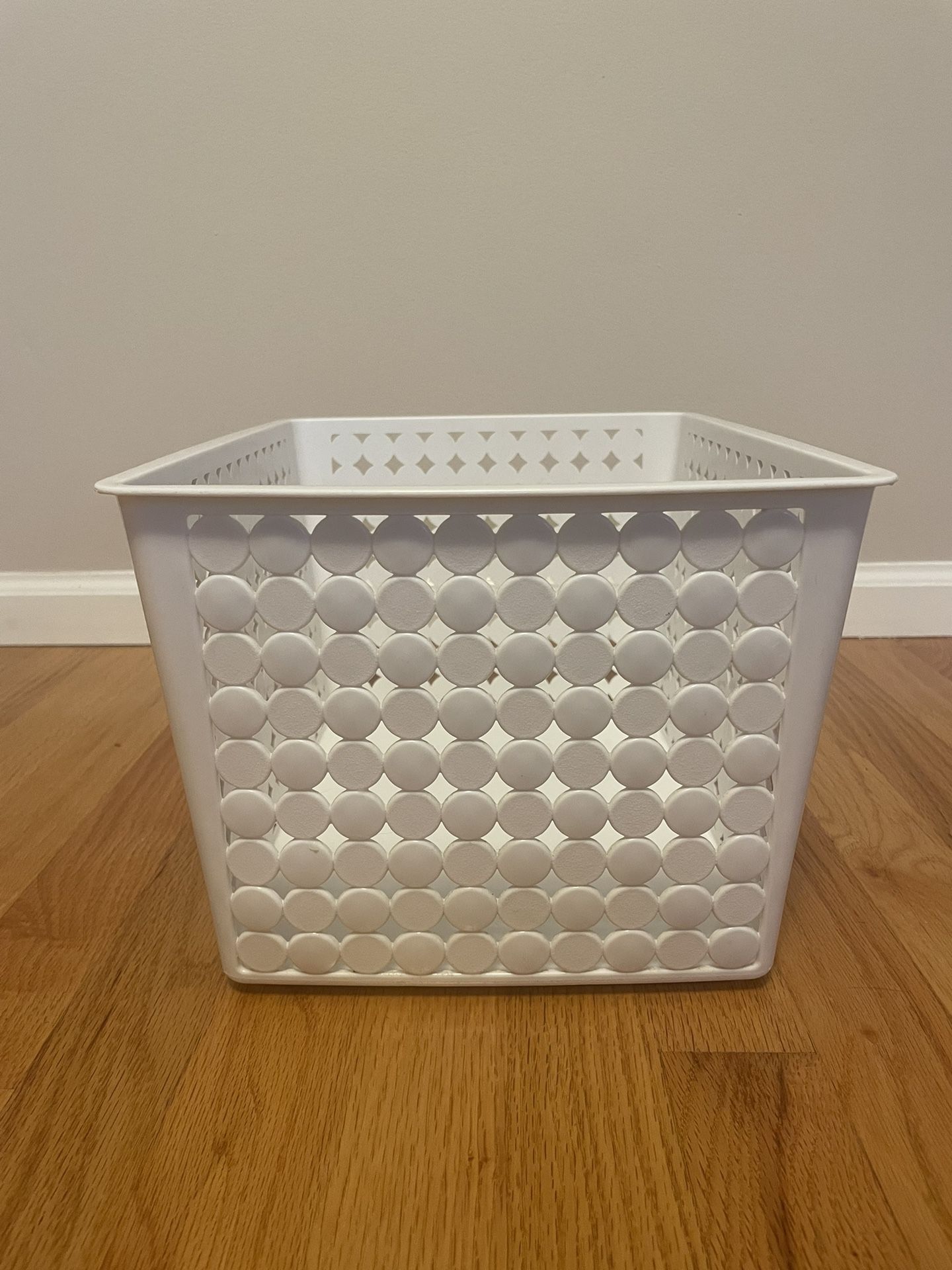 The Container Store - White Storage Basket 