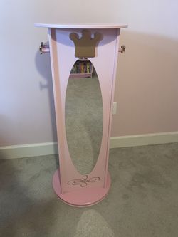 open lace back dress KidKraft Wooden Fashion Pretend Dress-Up Station Children's Furniture with  Storage and Mirror