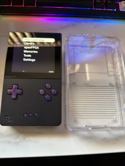 Analogue Pocket Black | Galaxy Buttons | Screen Protector | Hard Shell Case