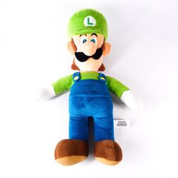 Super Mario Jumbo Luigi Nintendo Plush 18" Doll Toy Stuffed Animal Soft Plushie