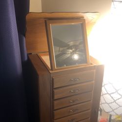 Vintage  Jewelry Armorie Cabinet 