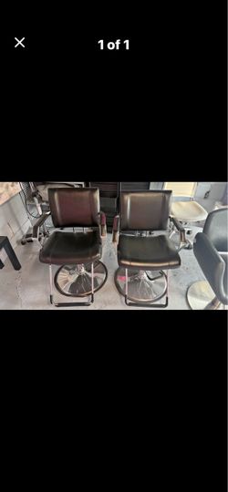 2 salon chairs