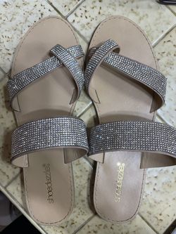 Shoe Dazzle Slip On Sandal