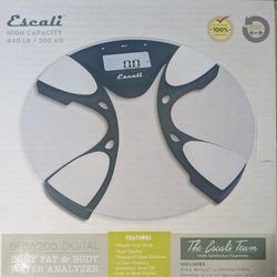 Escali Body Fat/Body Water Bathroom Scale