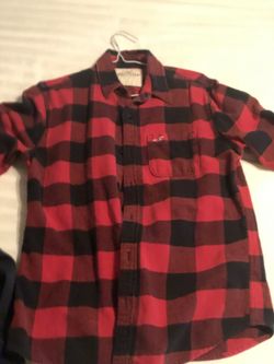 Men’s Holister shirts and zip up jacket