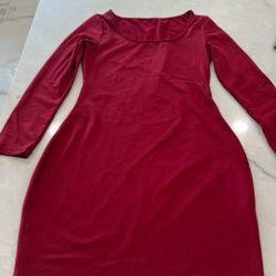 Wine Red Dress 