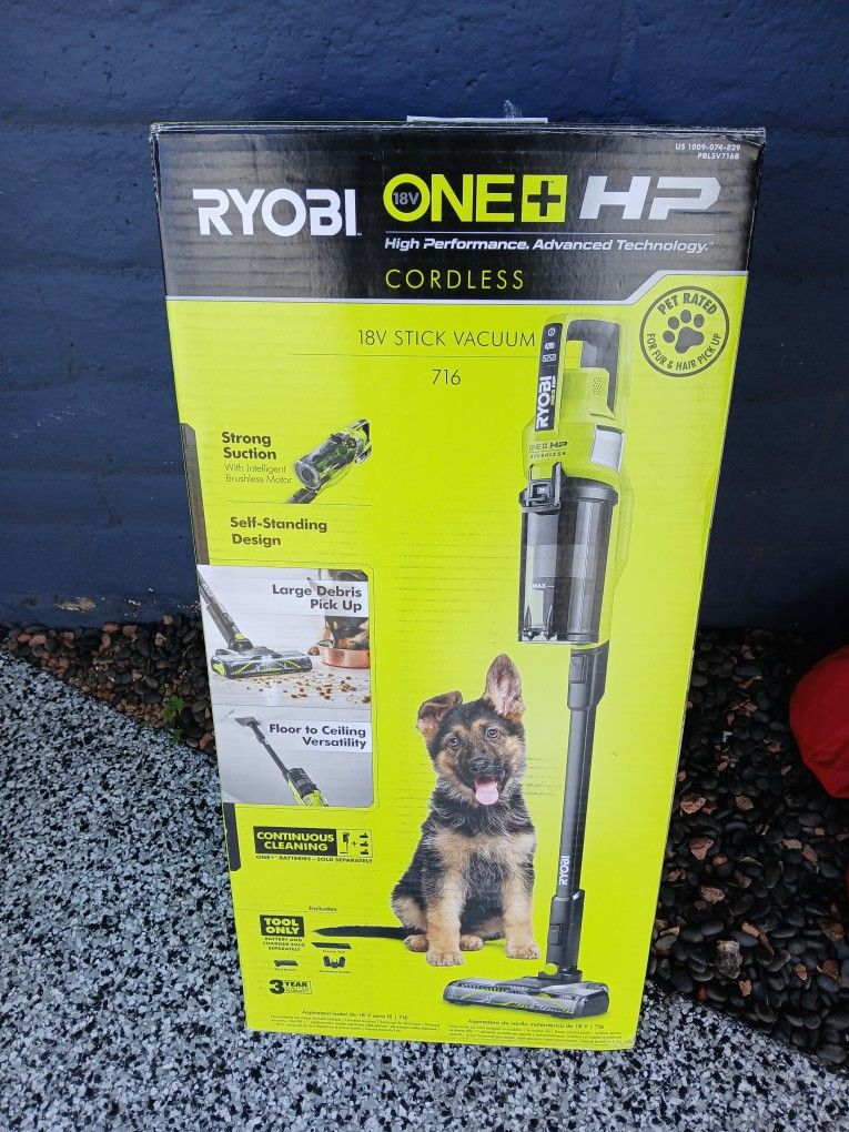 Vacuum Ryobi 18v Tool Only