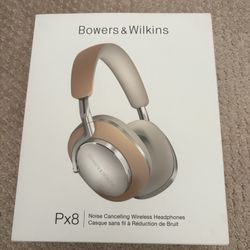 Beige Px8 Bowers And Wilkins Speaker Headphones