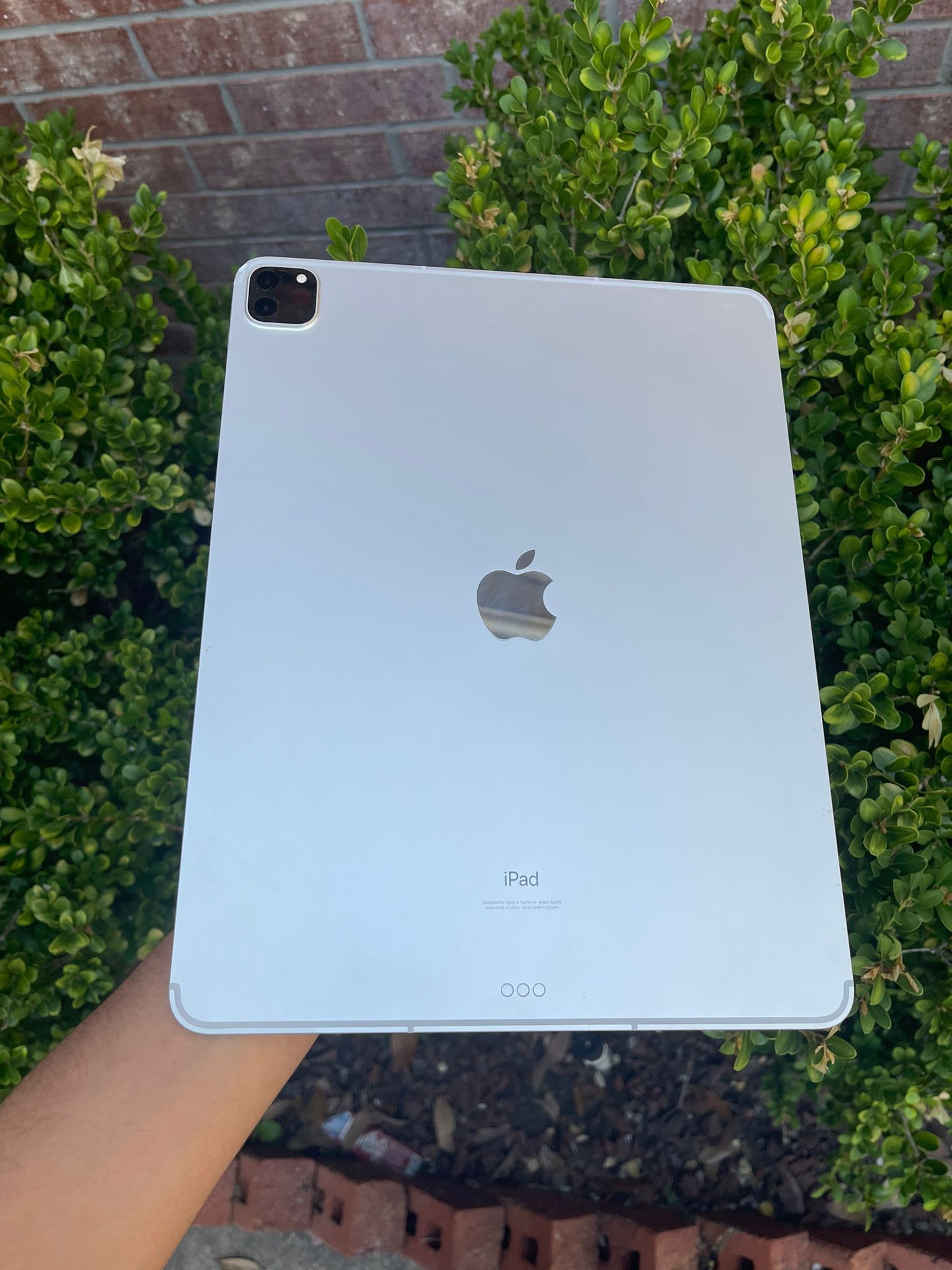 iPad pro 12.9" (5th gen) M1 chip_256G silver Wifi+Cellular  Big Apple iPad Pro 12.9-inch (5th gen.) 256GB  excellent condition,  Silver color __year 2