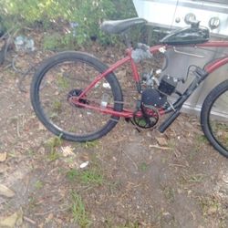 Red Schwinn Beach Cruiser