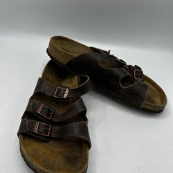 Birkenstock Brown  Florida Soft Footbed Sandal - Women's size 41  