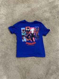 Boys Spiderman Across the Spider Verse Shirt size Small 6/7