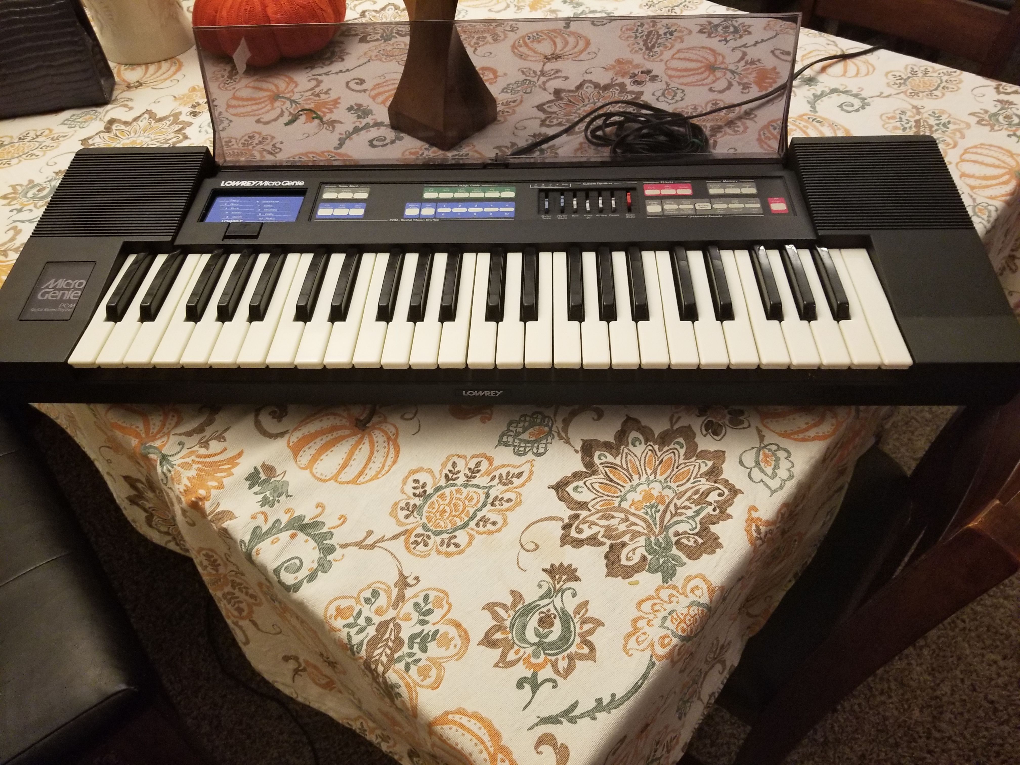 Lowrey micro genie v-105 keyboard it works!!!