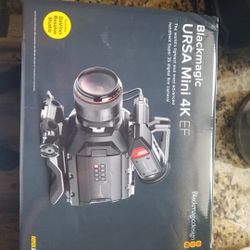 Blackmagic Ursa 4k With V Mount  128gb C Fast Card 