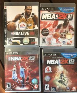 all four pS3 games basketball 🏀 $15 each or $50 for all great deal