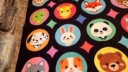 Kemicole 8 x 10 Animal Floor Rug for Playroom