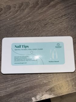 Nail Tips Medium Almond Full Cover