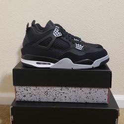 Nike Air Jordan 4 Retro Black Canvas