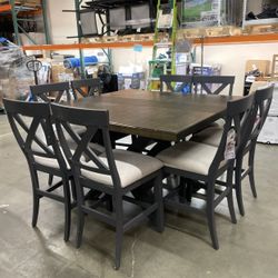Costco 9 Piece High Top Dining Set 