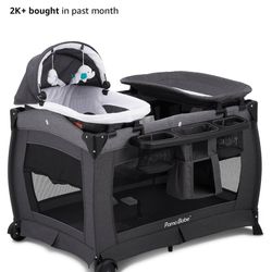 Pamo Babe Playpen Bassinet and Changing Station