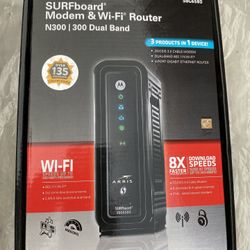 Motorola Modem WiFi And Router 