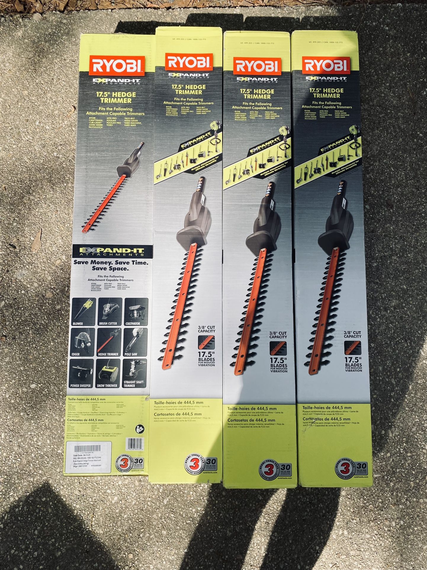 RYOBI Expand-It 17-1/2 in. Universal Hedge Trimmer Attachment