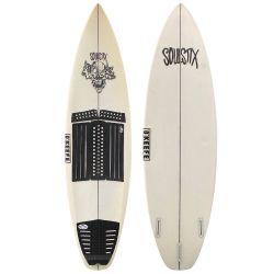 5'10" SoulStix Surfboards "Custom Contour Deck" Used Contour Deck EPOXY Shortboard Surfboard