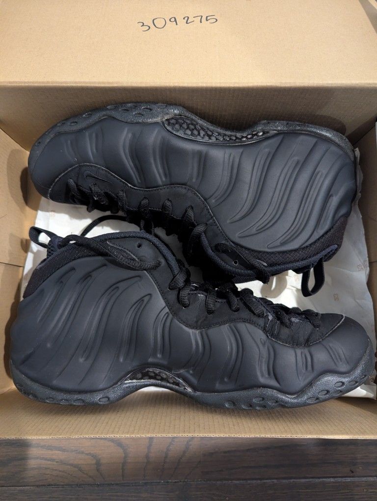 Nike Foamposite Black Anthracite Men Size 10