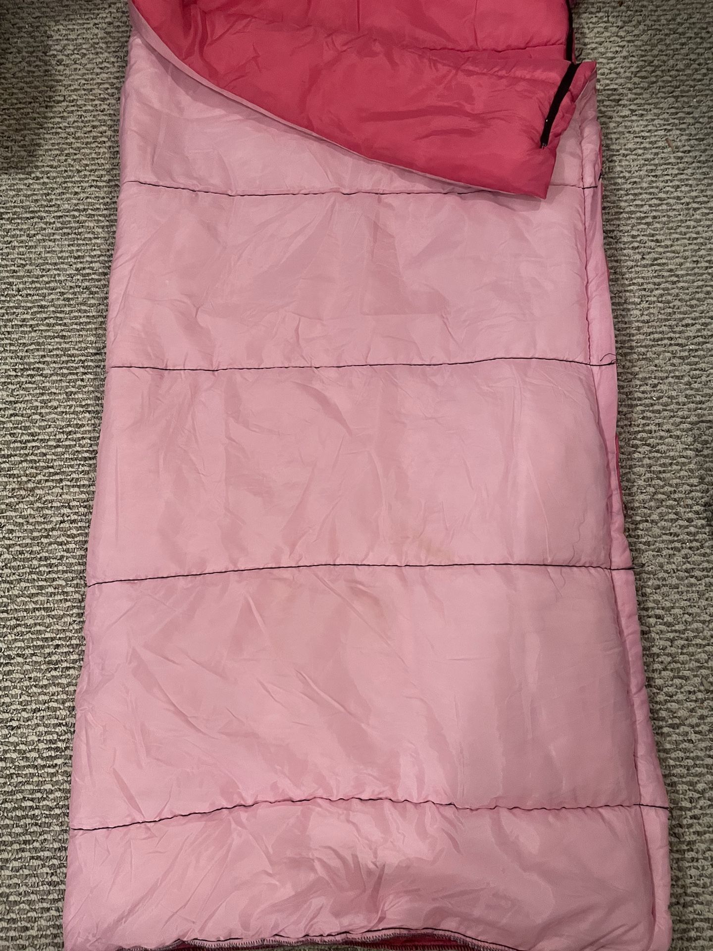 Reversible Pink Sleeping Bag