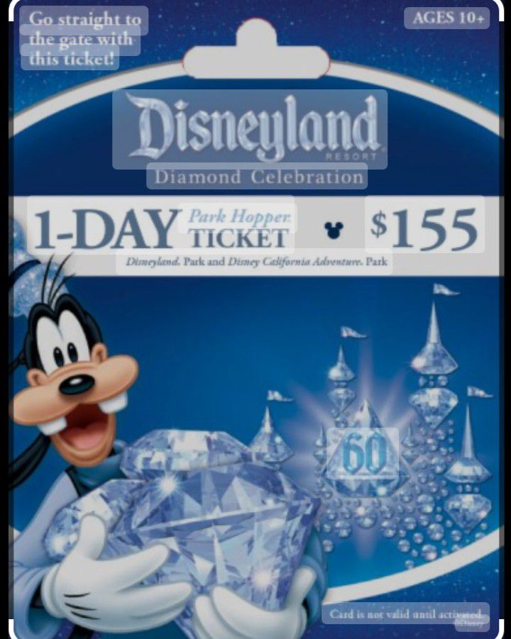 Disneyland Park Hopping Tickets 