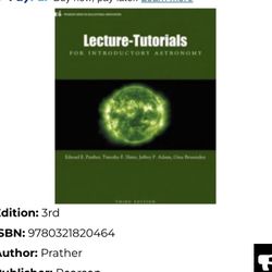 Lecture Tutorials For Introductory Astronomy